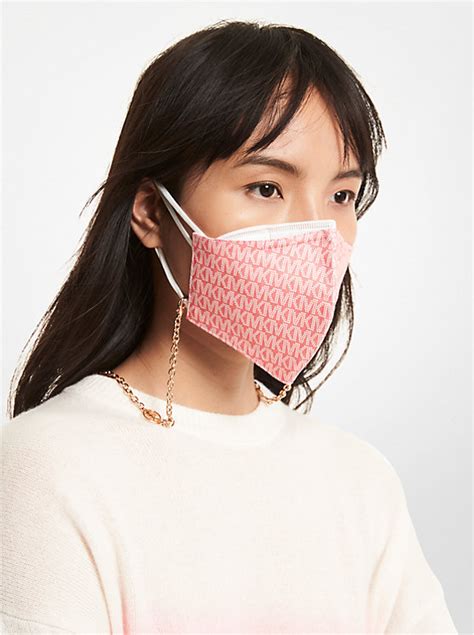 michael kors surgical mask|Signature Stretch Cotton Face Mask .